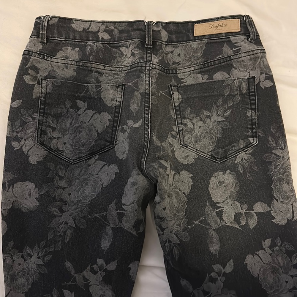 Zara floral jeggings